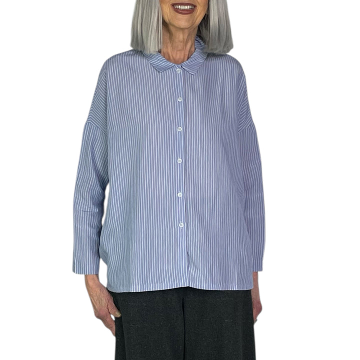 PIRRI STRIPED BASIC SHIRT