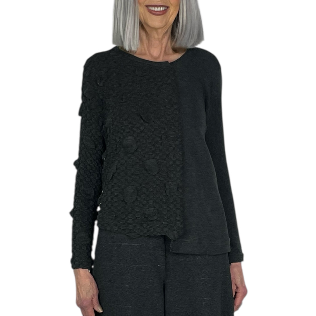 DEVA HALF BUBBLE TEXTURE TOP
