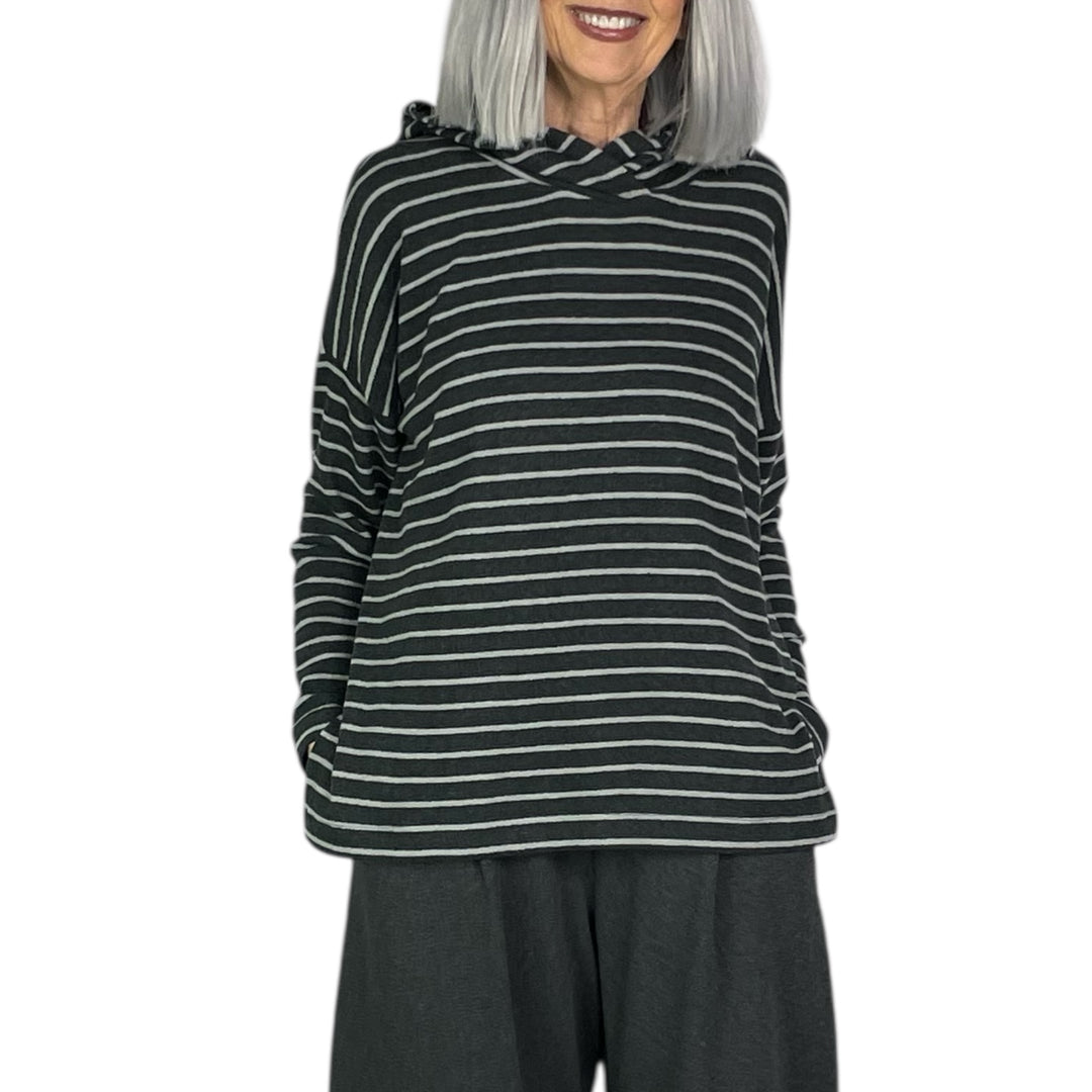 ISILI STRIPED HOODIE