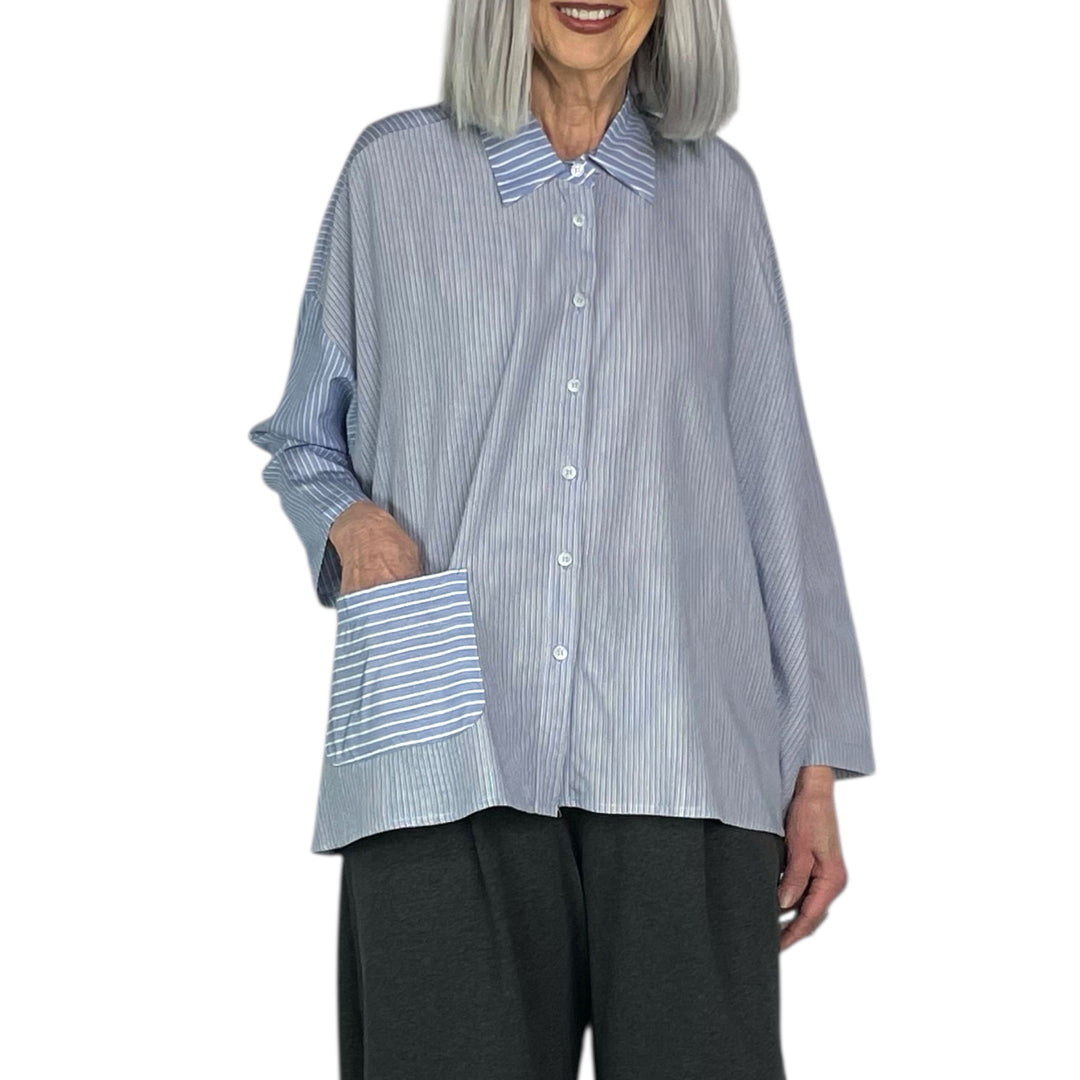ACCESA MIXED STRIPE SHIRT