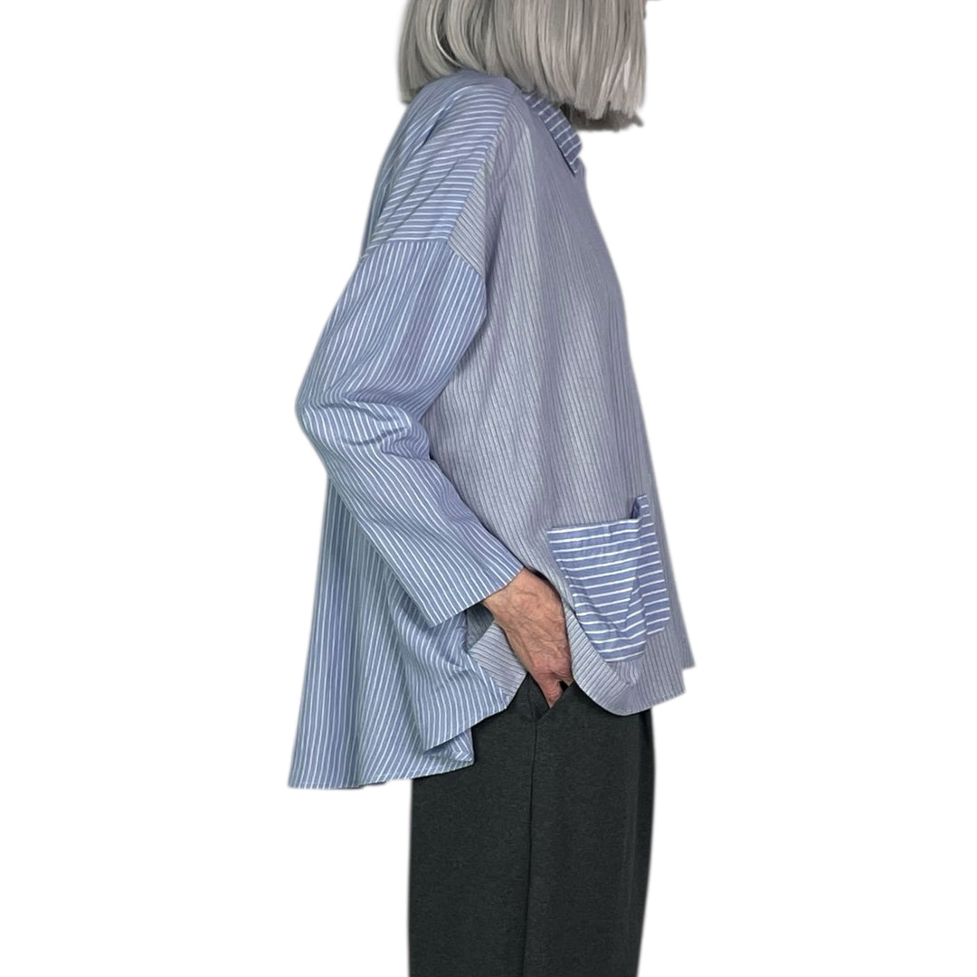 ACCESA MIXED STRIPE SHIRT