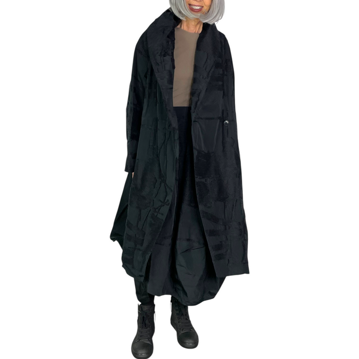 JACQUARD TAFFETA SKIRT
