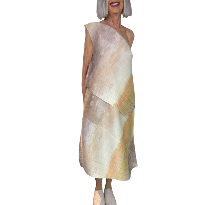 SEA BUBBLE ONE-SHOULDER TOP