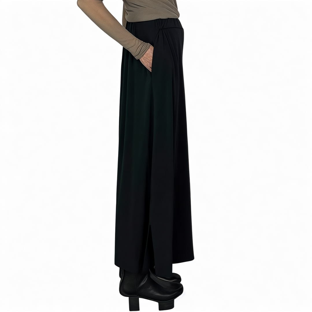 DRAPE JERSEY-68 WIDE LEG PANT