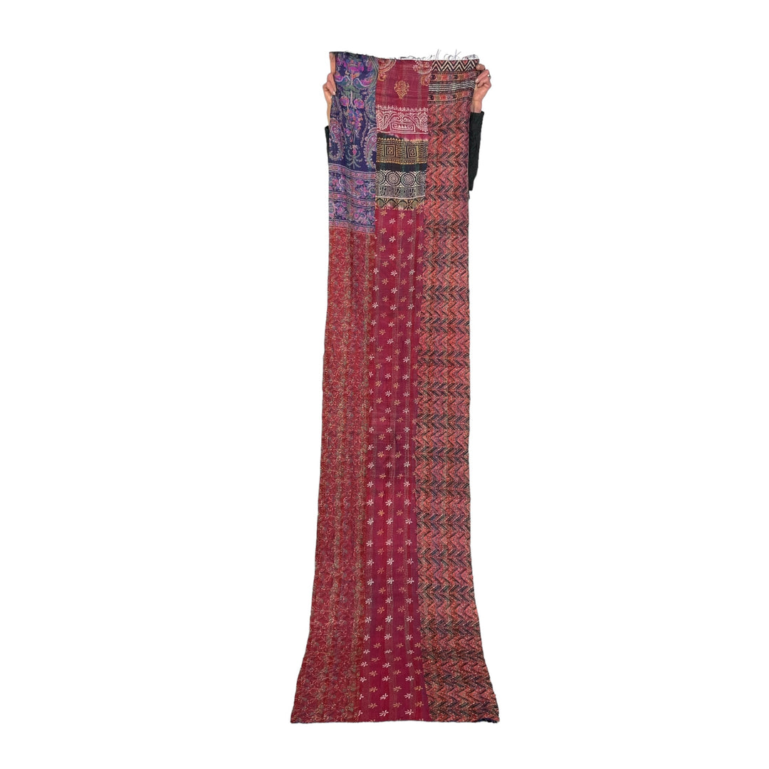 VINTAGE SILK KANTHA PRINT SCARF