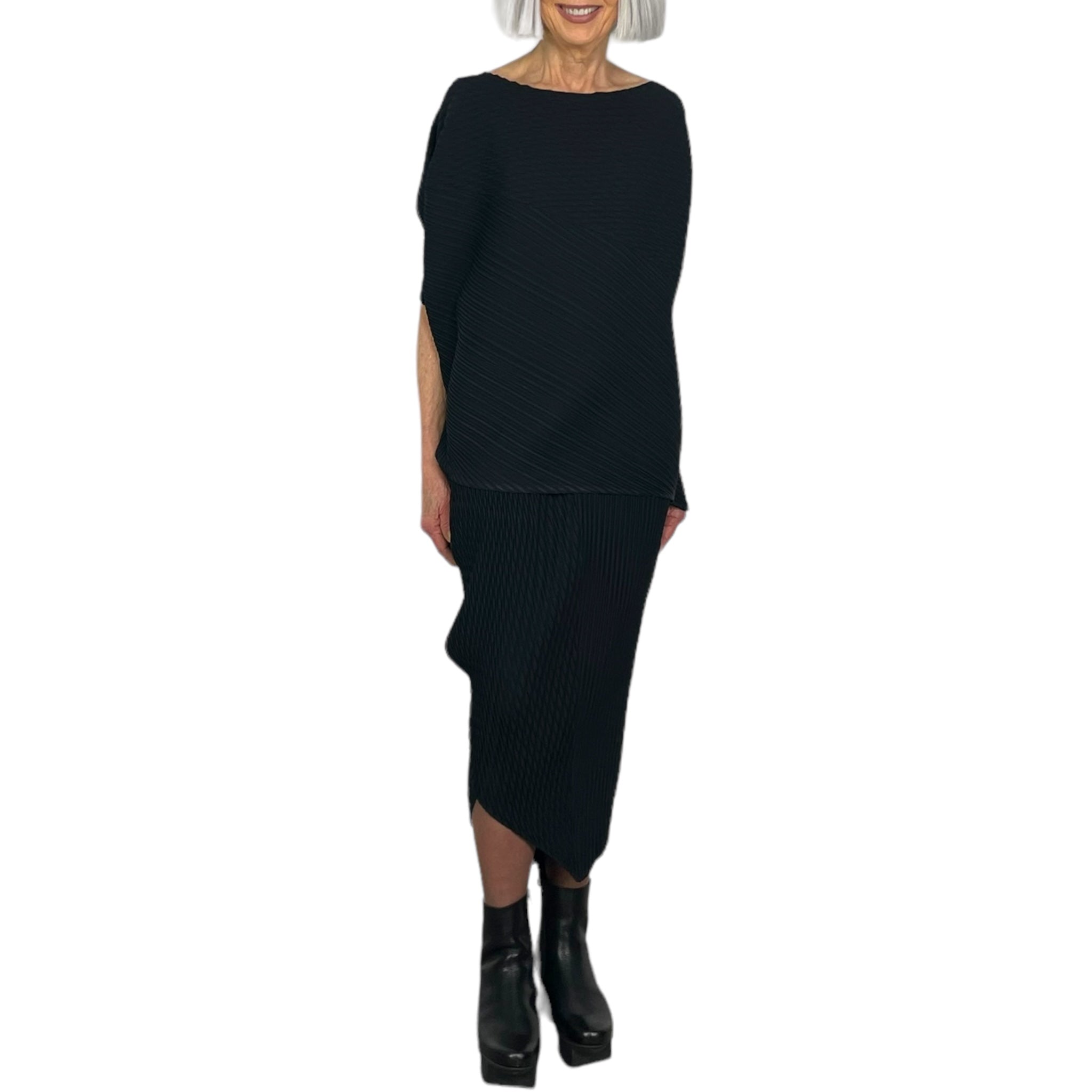 LEAF PLEATS SKIRT – MIO