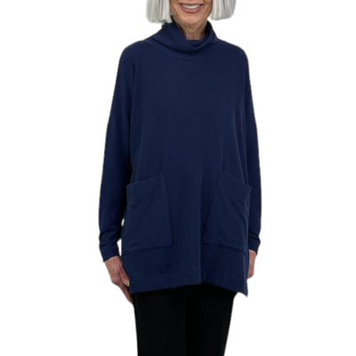 ZEDDA COWLNECK TUNIC TOP