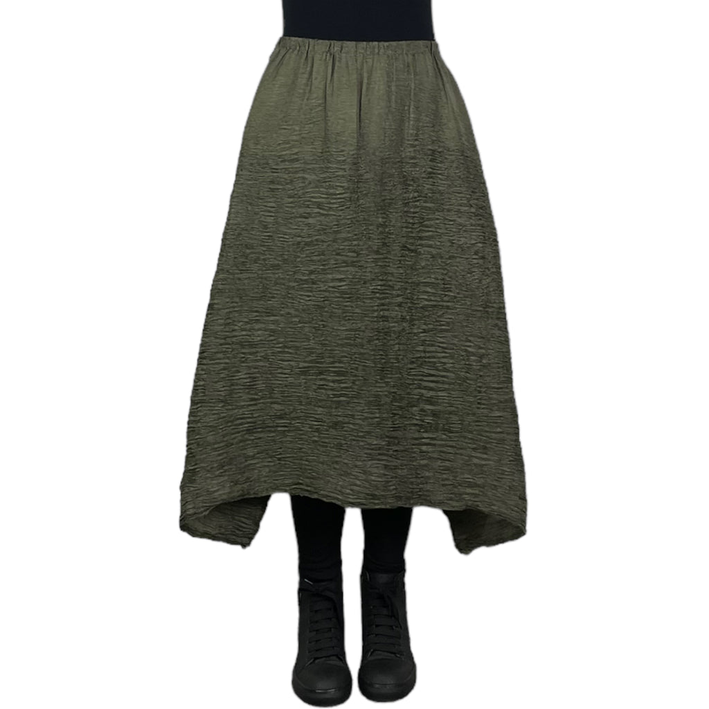 HORIZONTAL PLEAT FULL SKIRT – MIO