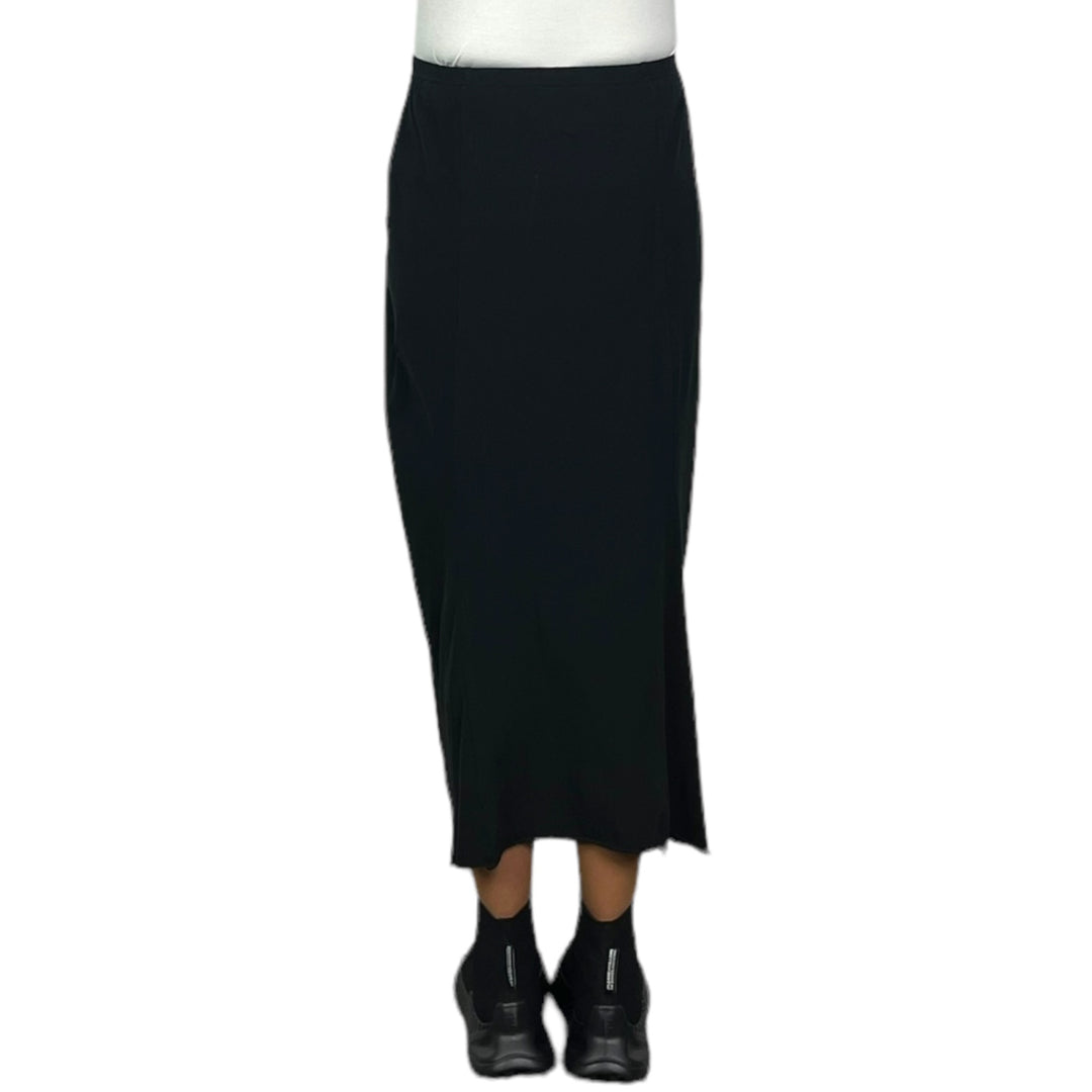 COTTON KNIT SKIRT W/ INSETS