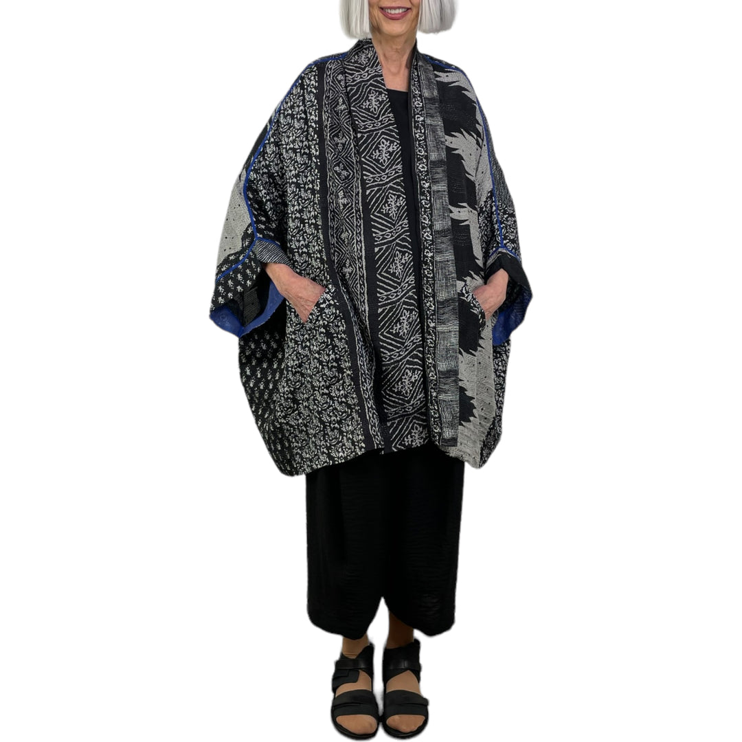 DOUBLE COLLAR PONCHO