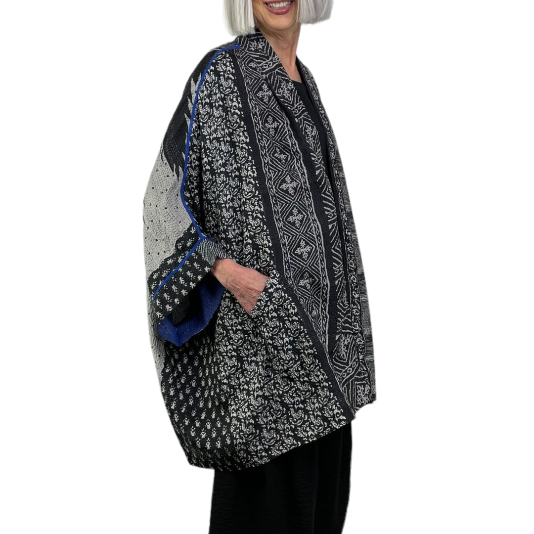 DOUBLE COLLAR PONCHO