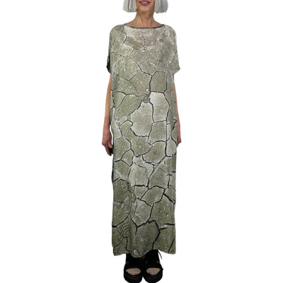PRINT CAP SLEEVE TUBE DRESS