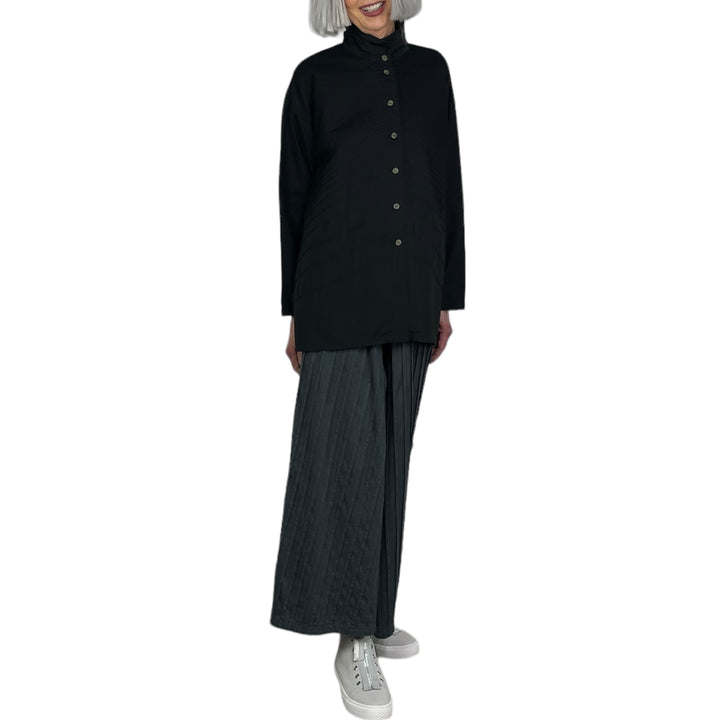 HI-LO BROADCLOTH LONG SHIRT