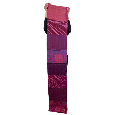 SILK GEORGETTE PATCH SCARF