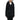 HOODED SHAWL COLLAR WRAP/TIE JACKET