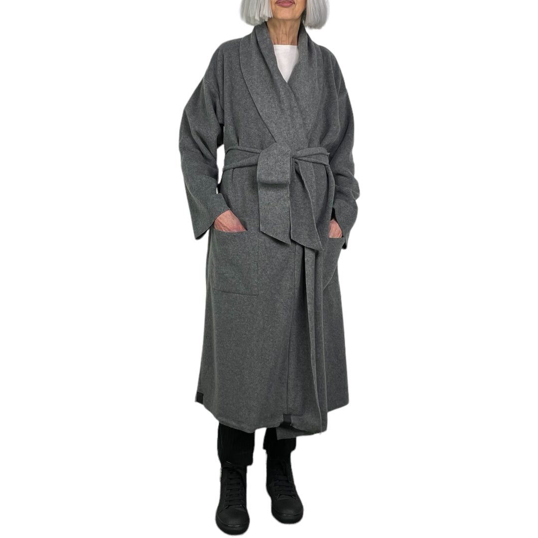 MIDI SHAWL COLLAR BATHROBE