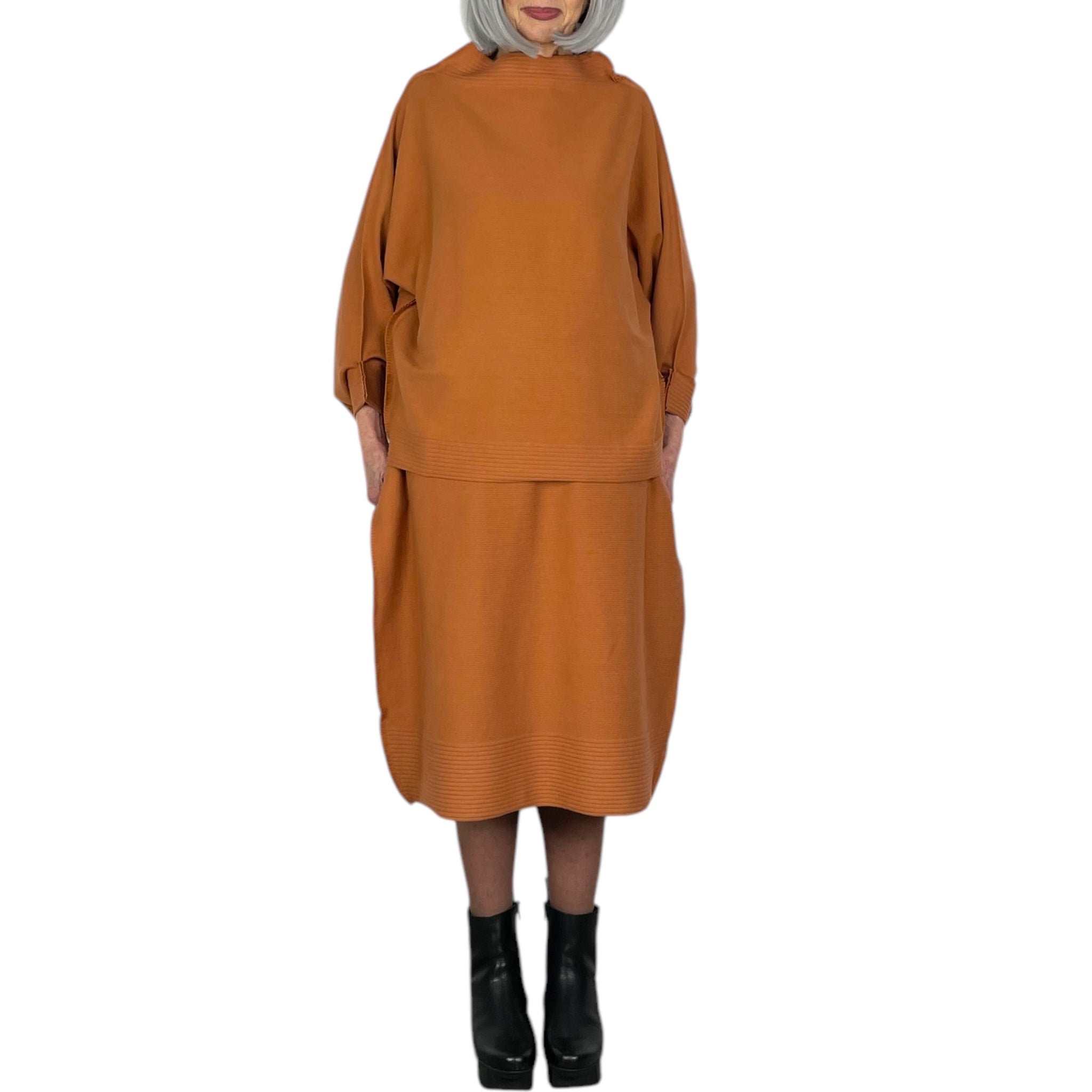 SQUARE RIB AP SKIRT – MIO