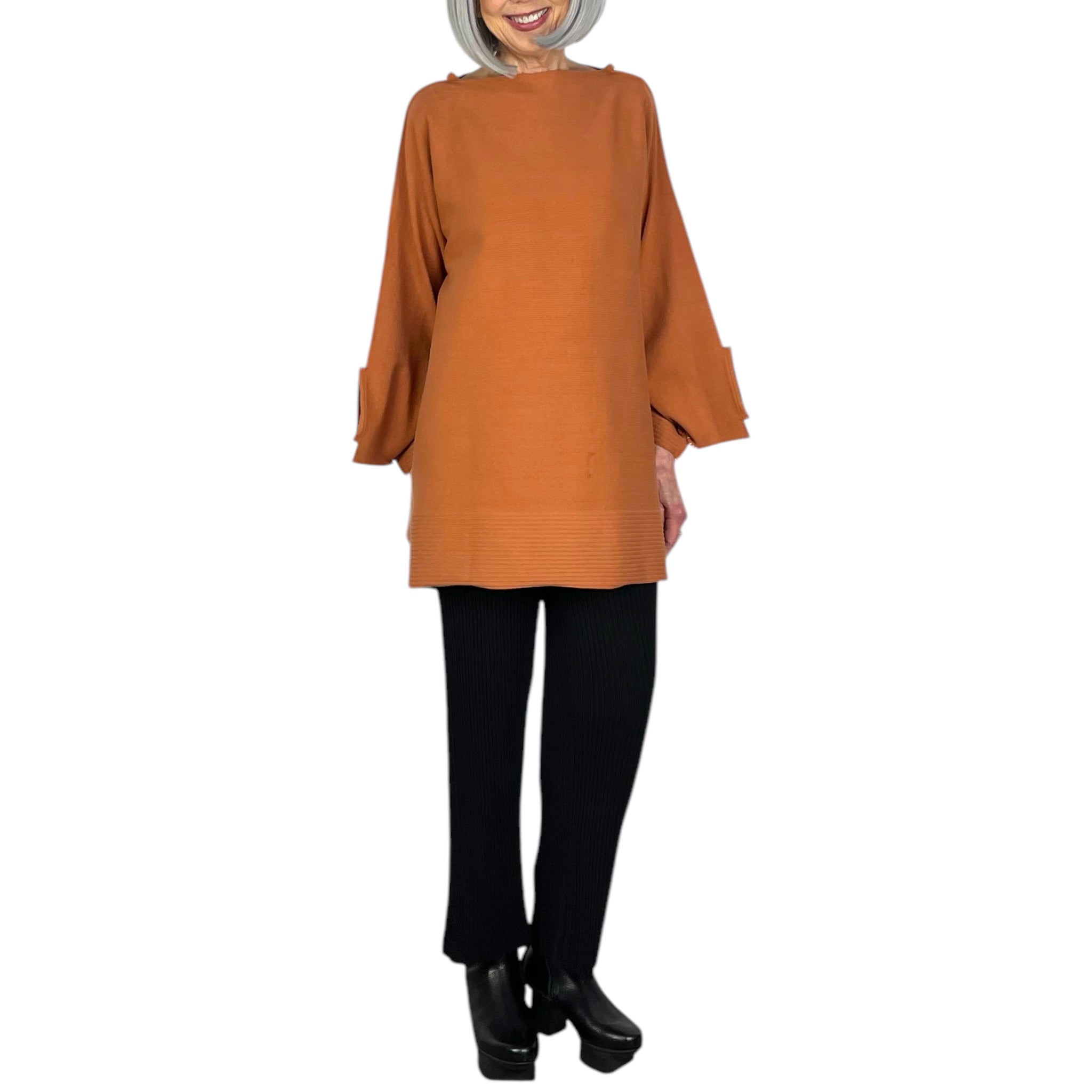 SQUARE RIB AP TUNIC – MIO
