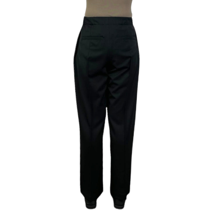 WOOL GABARDINE STRAIGHT PANT