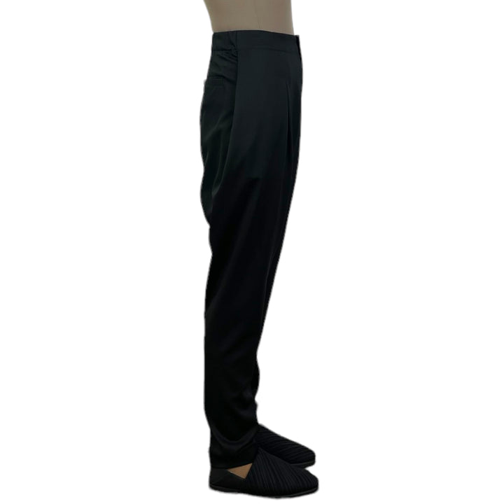 WOOL GABARDINE SLIM PANT