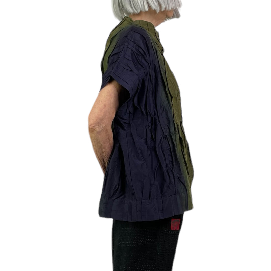WAVY TUCK PULLOVER VEST