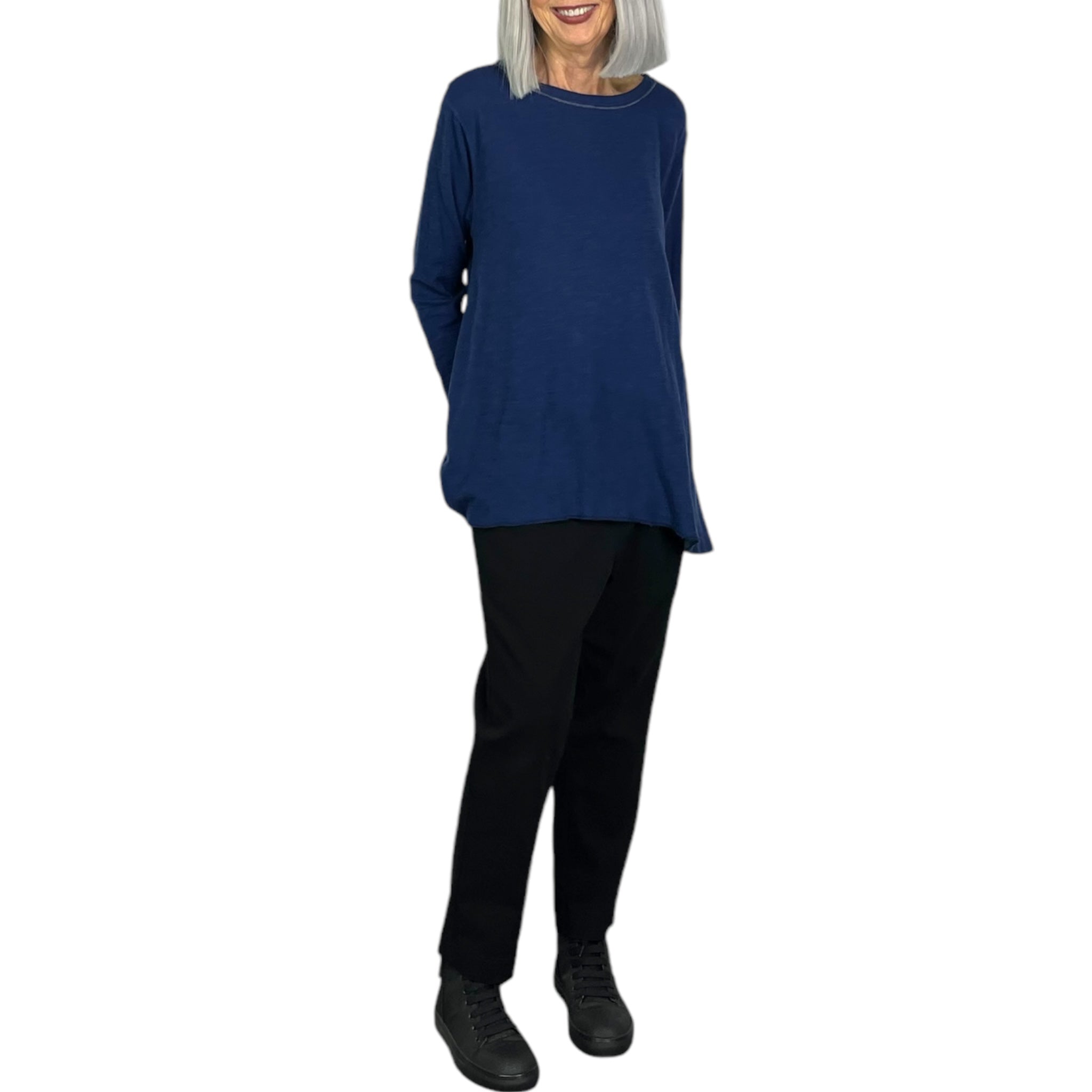 DOUBLE LAYER LONG ANGEL TEE – MIO