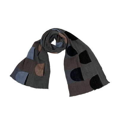 SEMI CIRCULAR POCKETS SCARF