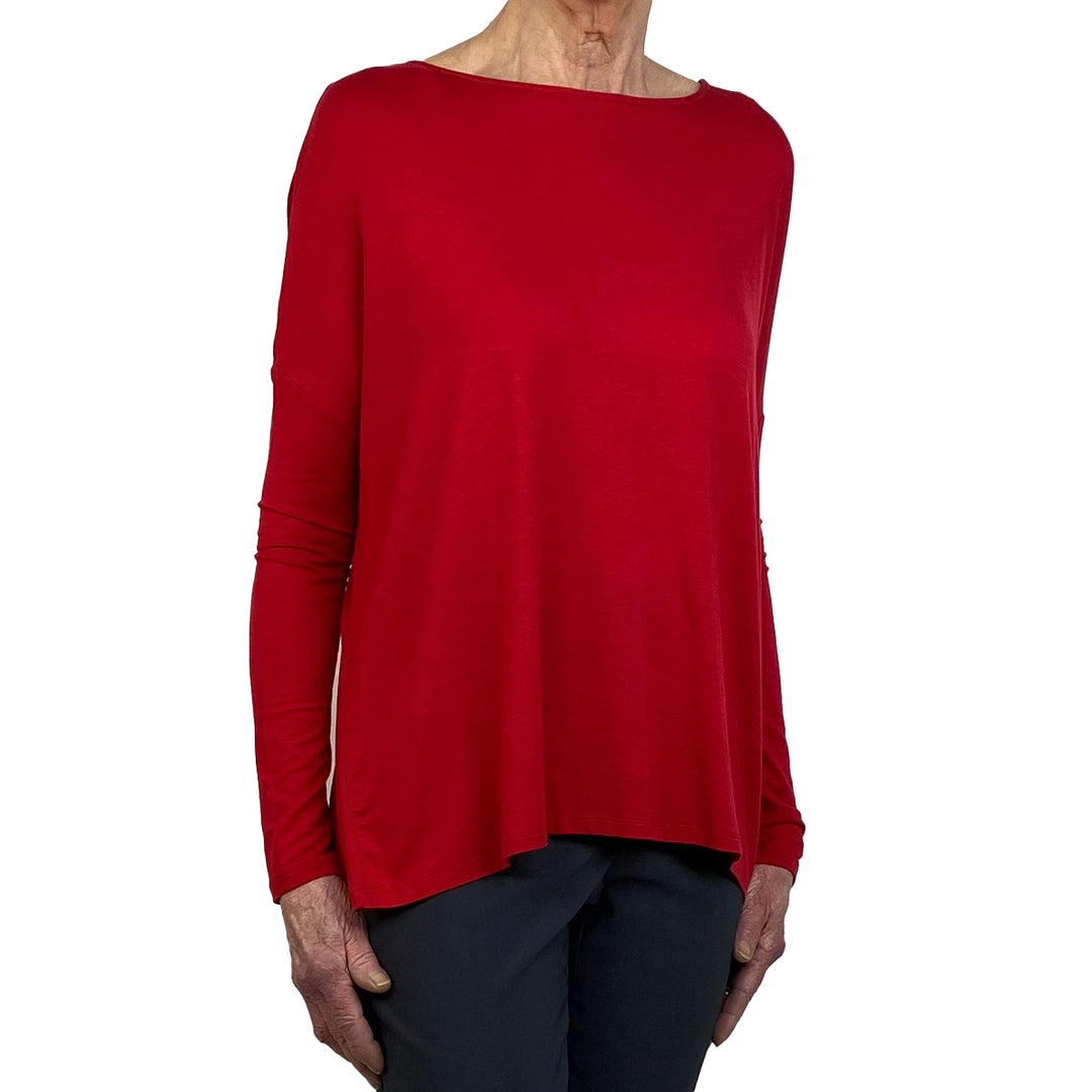 EXTRAFINE L/S BOATNECK T-SHIRT