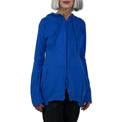 FRENCH TERRY SHAPED HOODIE JACKET
