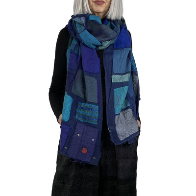 TONAL TILE PATCH SHAWL