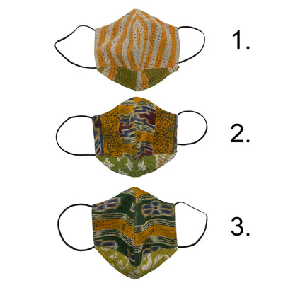 VINTAGE COTTON HIGH NOSE FACE MASK