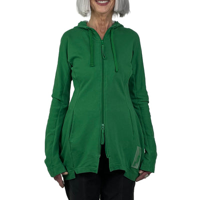FRENCH TERRY SHAPED HOODIE JACKET