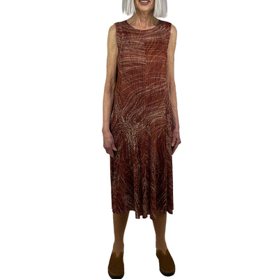 BREEZE PRINT LONG DRESS