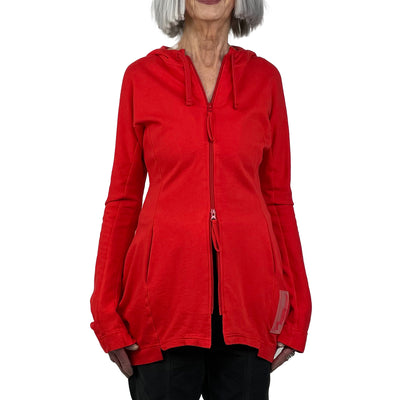 FRENCH TERRY SHAPED HOODIE JACKET