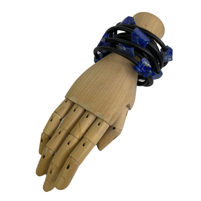 LAPIS / LEATHER BRACELET