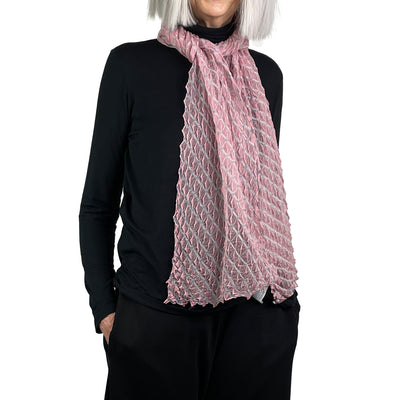 MEDIUM SILK SHIBORI LACE SCARF