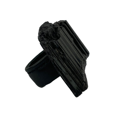 BLACK TOURMALINE RING