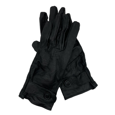LEATHER BUTTON TAB GLOVE