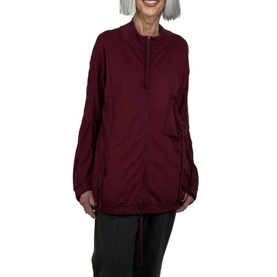 FRENCH TERRY LONG SLIM JACKET