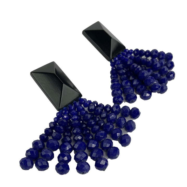 GLASS CRYSTAL EARRINGS