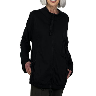 FRENCH TERRY LONG SLIM JACKET
