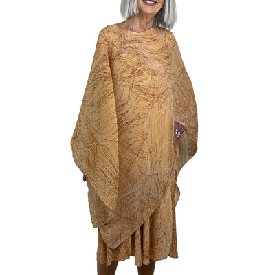 BREEZE PRINT MADAME T PONCHO