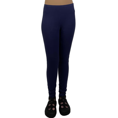 SOLID COTTON LEGGINGS