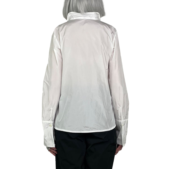 NOTCH COLLAR FITTED SHIRT