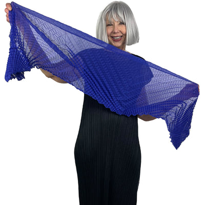 ARARE SHIBORI PLEAT SCARF