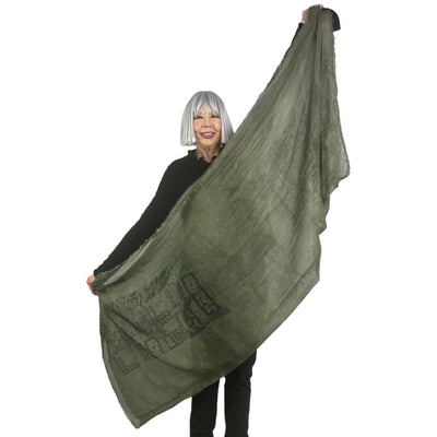 2-TONE PRINT SCARF