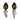 BAROQUE PEARL / CITRINE EARRINGS