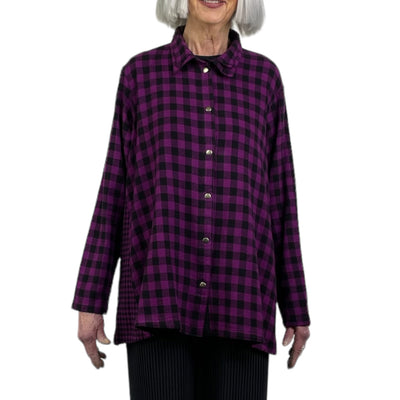 GUSSET PLACKET FLANNEL SHIRT