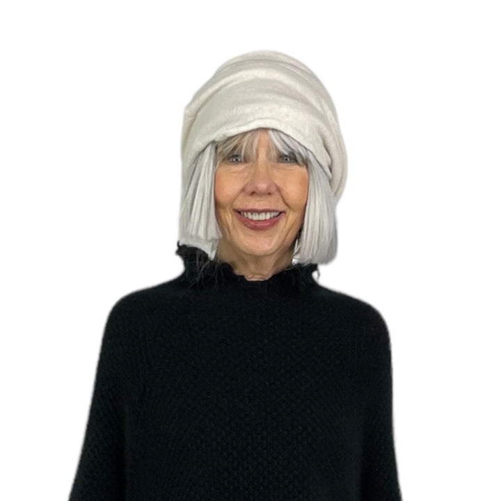 CASHMERE INFINITY SCARF/HAT