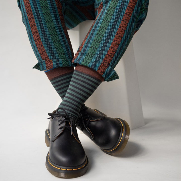 STRIPE SOCKS - DARK